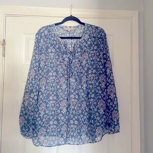 LOFT long sleeve tunic top. Size XL